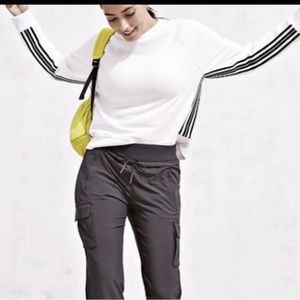 Athleta Sport Stripe Sweatshirt LT